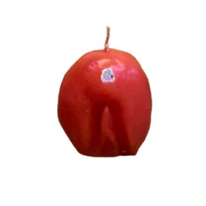 Figura vagina color rojo