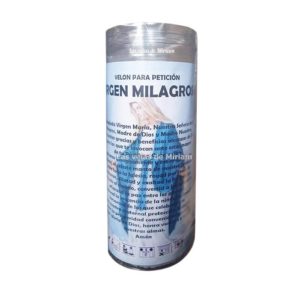 Velón de oración con aceite Virgen Milagrosa