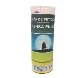 Velón de oración con aceite piensa en mí