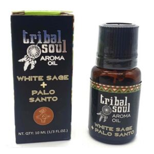 Incienso en aceite Tribal Soul salvia blanca y palo santo